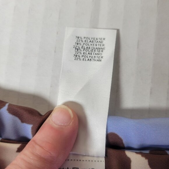 ASOS Design Cow Print Reversible High-Waisted Bikini Bottoms Swimwear Size US 8 - Picture 6 of 8